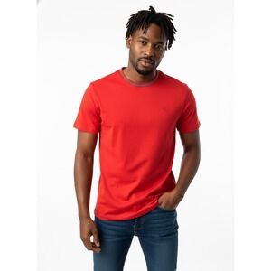 STONE FALCON/MEN'S T-SHIRT/ RED/SIZE MEDIUM/CREW NECK SHORT SLEEVE